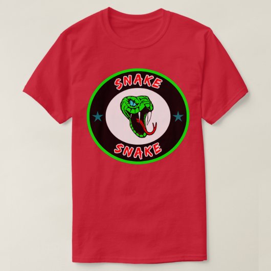 Snake animal gift cobra boa mamba reptile TShirt (Design voorkant)