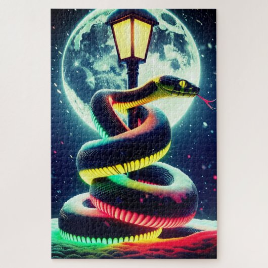 Snake Art Legpuzzel (Verticaal)