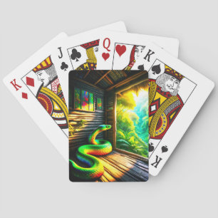 Snake Art Pokerkaarten
