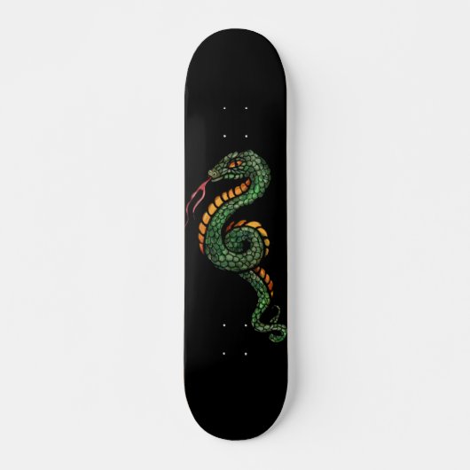 Snake Art Snakes Skateboard (Voorkant)