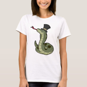 Snake as Gentleman & Pet T-shirt