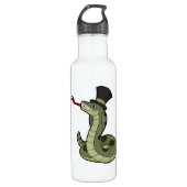 Snake as Gentleman & Pet Waterfles (Voorkant)