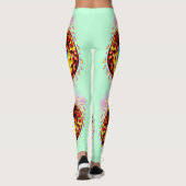 Snake Attack Psychedelic Surreal Art Leggings (Achterkant)