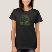 Snake Ball Python word cloud T-shirt (Voorkant)