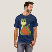 Snake Basketbalspeler Basketbal T-shirt (Voorkant volledig)