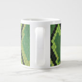Snake Black en Green Print Jumbo Beker (Achterkant)