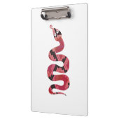 Snake Black en Red Silhouette Klembord (Links)