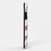 Snake Black en Red Silhouettes Case-Mate iPhone Case (Achterkant/rechts)