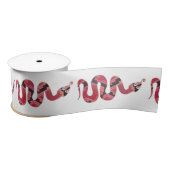 Snake Black en Red Silhouettes Lint (Spoel)