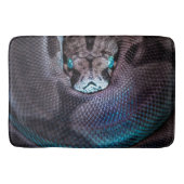 Snake boa anaconda python reptile snakeskin grijs badmat (Voorkant)