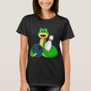 Snake Bowling Bowling ball T-shirt