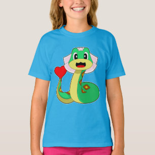 Snake Bruid Hart Wedding T-shirt