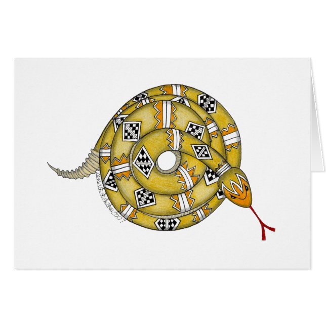 Snake Card (Voorkant Horizontaal)