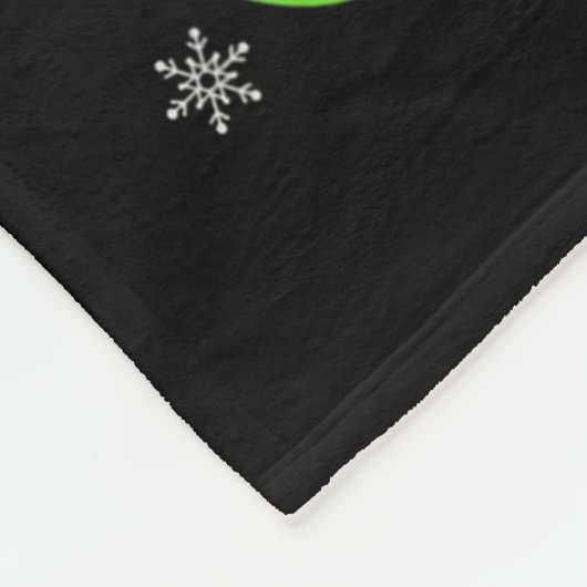 Snake Christmas Pajama Shirt Snake Lover Fleece Deken (Hoek)