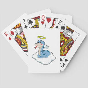Snake Cloud Angel Pokerkaarten