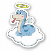 Snake Cloud Angel Sticker (Voorkant)