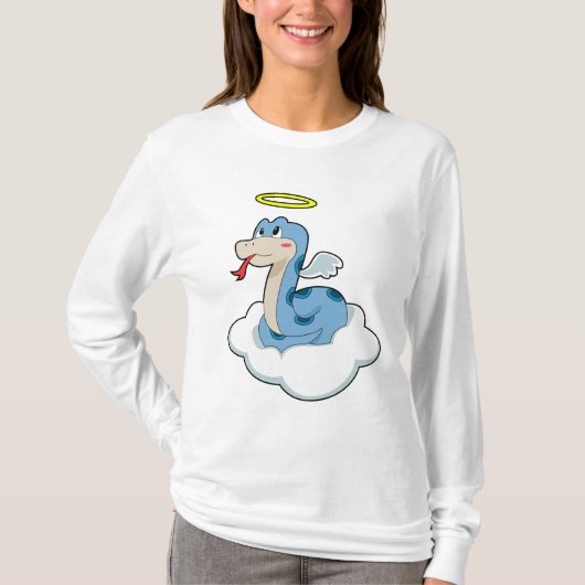 Snake Cloud Angel T-shirt (Voorkant)