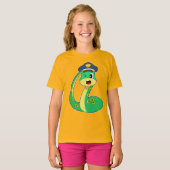 Snake Cop Police pet Police T-shirt (Voorkant volledig)