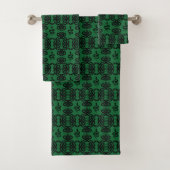 Snake Damask Towel Set Bad Handdoek (Insitu)