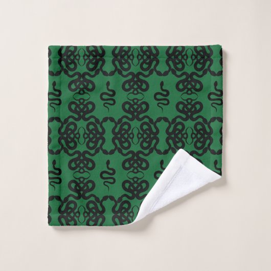 Snake Damask Towel Set Bad Handdoek (Wasdoekje)