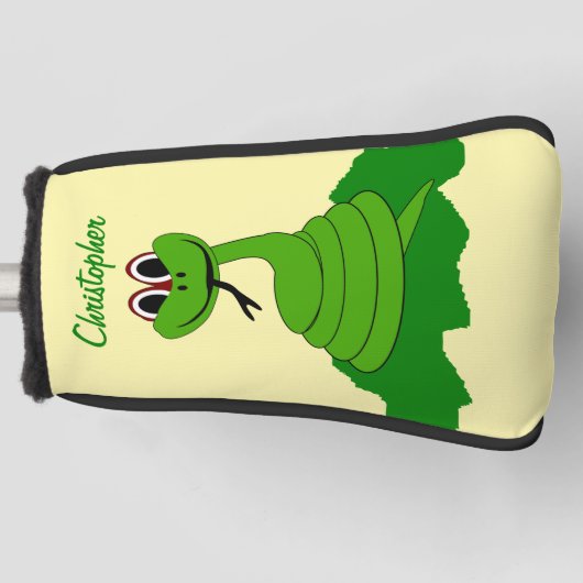 Snake Design Golfheadcover (Voorkant)