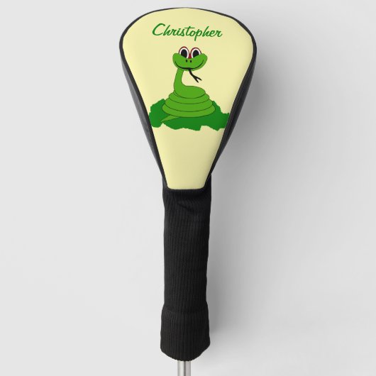 Snake Design Golfheadcover (Voorkant)