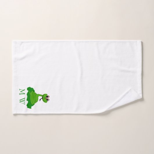 Snake Design Monogrammed (Serviette à main)
