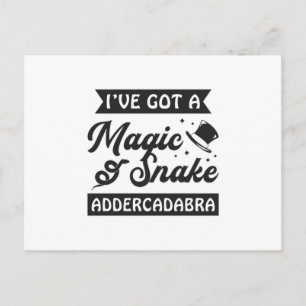Snake Dierenvriend Reptiel Snakers Cobra Pet Gift Briefkaart