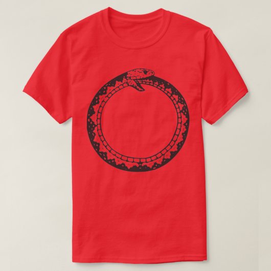 Snake eating its own tail (2) t-shirt (Design voorkant)