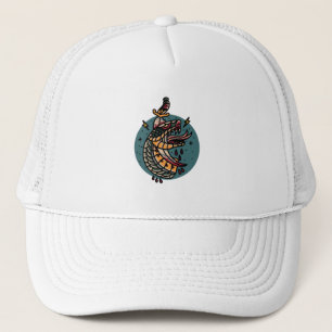 Snake en Dagger Trucker Pet