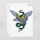 Snake en Eagle Briefkaart (Voorkant / Achterkant)