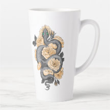 Snake en gele rozen