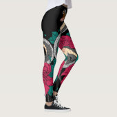 Snake en Red Rose Leggings (Rechts)