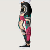 Snake en Red Rose Leggings (Links)