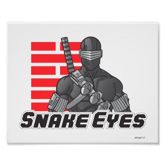 Snake Eyes Foto Afdruk (Voorkant)