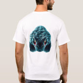 Snake Face zweeft vrij T-shirt (Achterkant)