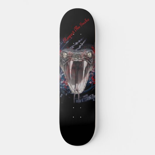 Snake Fangs Skateboard (Voorkant)