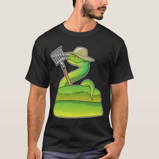 Snake Farmer Rake T-shirt (Voorkant)