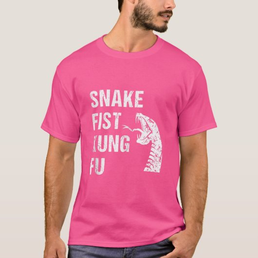 Snake Fist Kung Fu T-shirt (Voorkant)