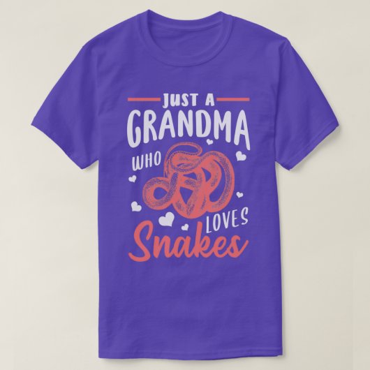 Snake Grandma Gift T-shirt (Design voorkant)
