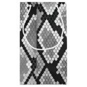 Snake Grey en Light Grey Print Klein Cadeauzakje (Achterkant)