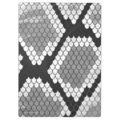 Snake Grey en Light Grey Silhouette Klembord (Achterkant)