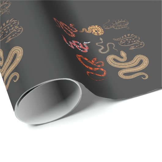 Snake Hunter Reptile Collector Animal Education Cadeaupapier (Rol Hoek)