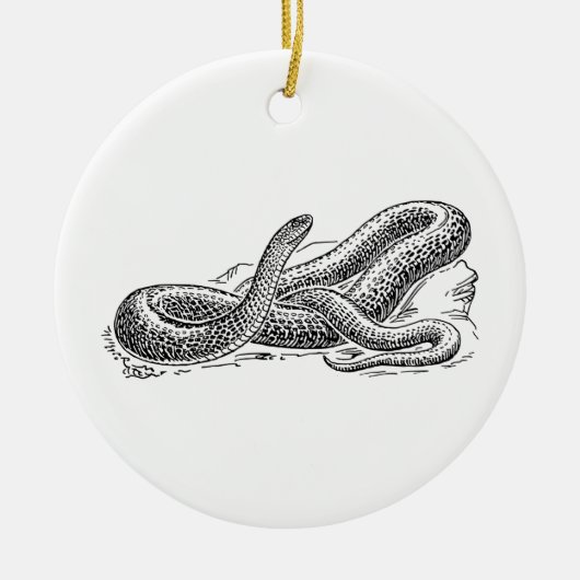 Snake Keramisch Ornament (Voorkant)
