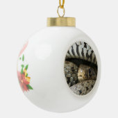 Snake Keramische Bal Ornament (Links)