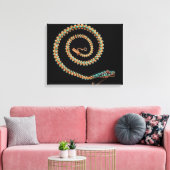 Snake ketting, 1844 canvas afdruk (Insitu (Woonkamer))