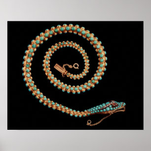 Snake ketting, 1844 poster