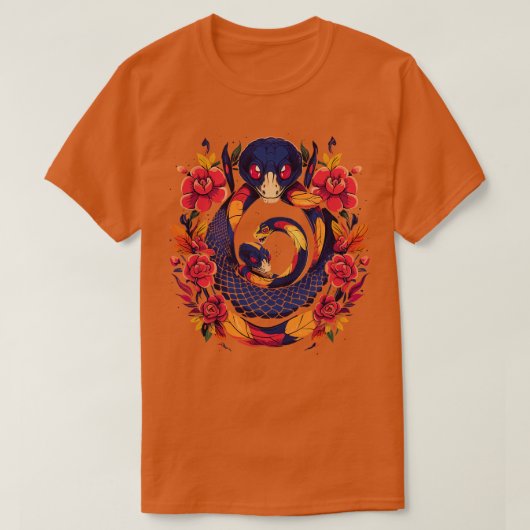 Snake kleurboek t-shirt (Design voorkant)
