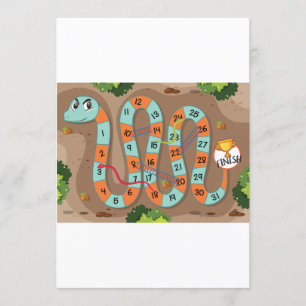 Snake Ladder Game Kaart