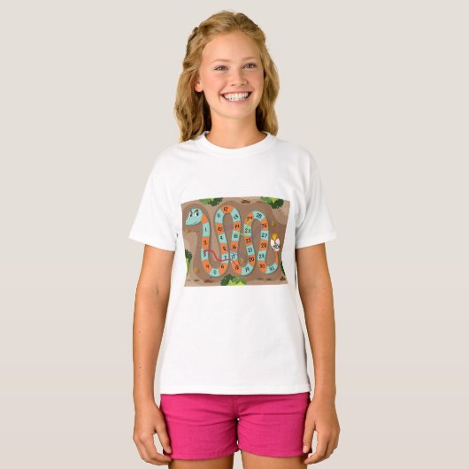 Snake Ladder Game T-shirt (Voorkant volledig)